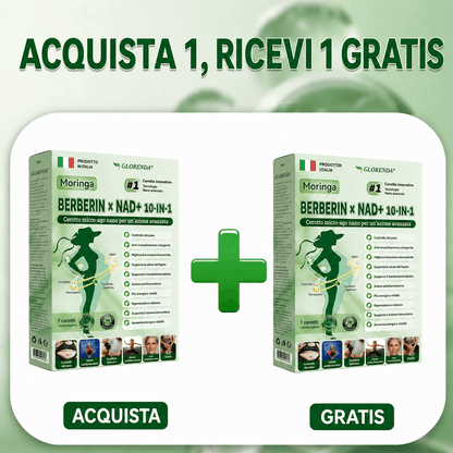 🇮🇹Store Ufficiale Slimora® Moringa · Berberina × NAD+ microneedle nano